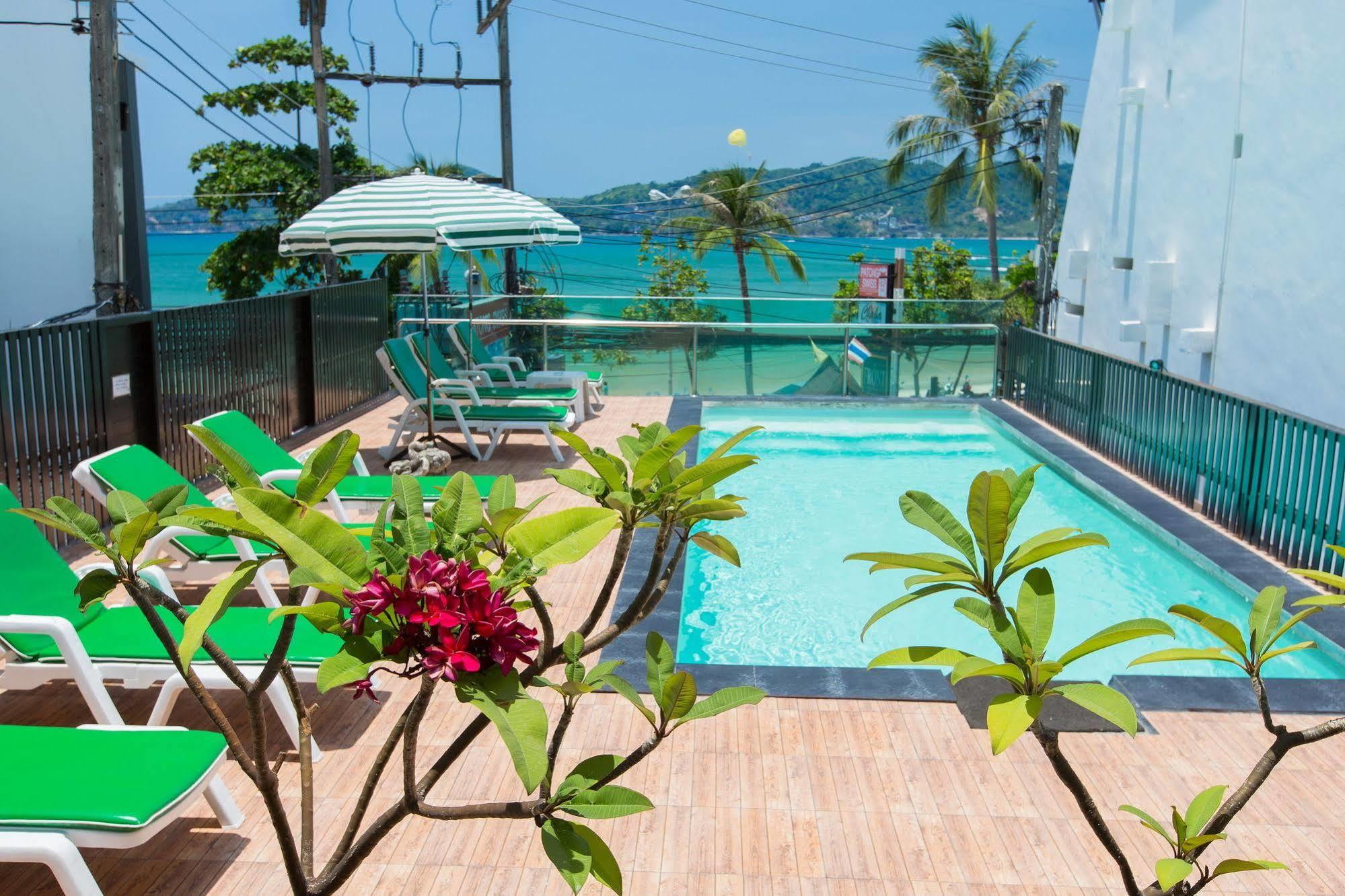 Patong Swiss Hotel Beach Front Пхукет Екстер'єр фото